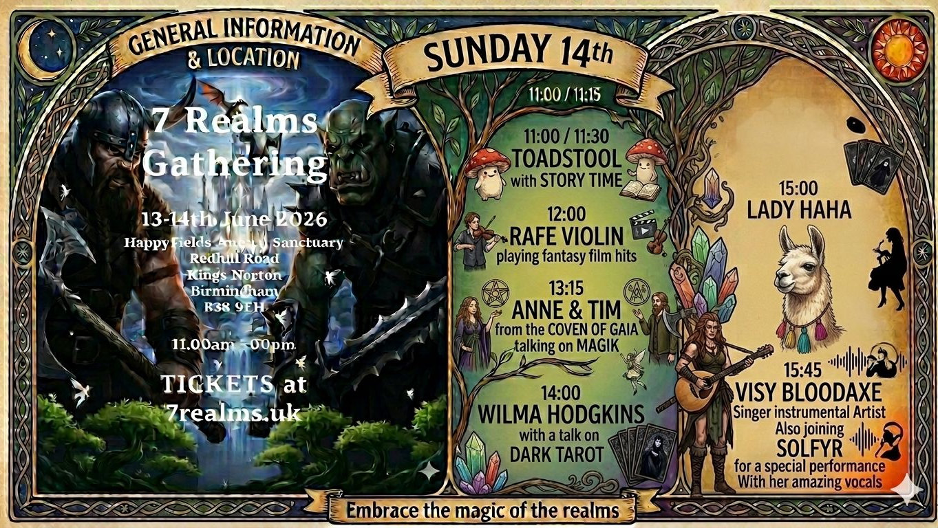 Sunday 14th June timetable